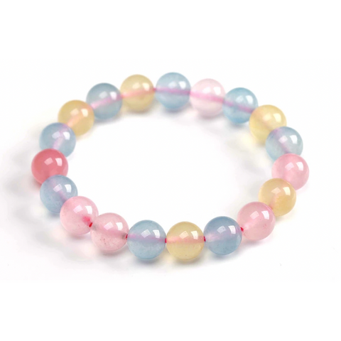 Multi-color Jade Gemstone Bracelet