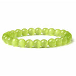 Lime Green Cat Eye Bracelet