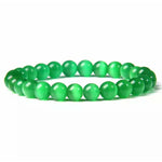 Green Cat Eye Bracelet