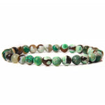 Green & Brown Agate Bracelet