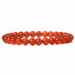 Soft Red Agate Bracelet