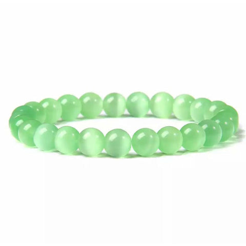 Light Green Cat Eye Bracelet